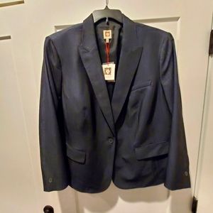 Anne Klein Women's Plus size Blazer Denim Size 20W